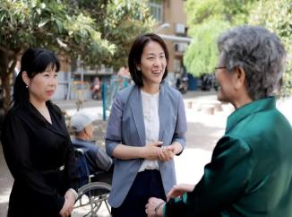 杨小菁到魏都区调研